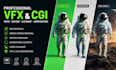 do vfx, compositing, cgi, rotoscoping, green screen removal and video cleanup