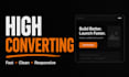 build a high converting landing page with vibe coding
