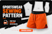 create sportswear sewing patterns with grading for activewear garments