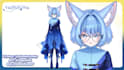 draw live2d vtuber character, 2d vtuber model, live2d rigging anime vtuber model