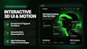 create an interactive 3d scroll animation website like apple