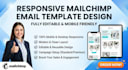 design responsive mailchimp email template and newsletter