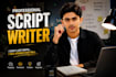 video scriptwriter for creators,brands