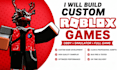 build a custom roblox game, obby, simulator, scripting, full game development