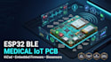 design esp32 ble wearable medical iot pcb with kicad embedded firmware biosensor