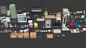 model low poly game props, assets, and environment objects