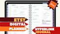 digital planner,hyperlinked planner,etsy,calendar, printable planner, goodnotes