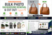 bulk photo background removal or cut out professionally