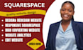 design or redesign a modern squarespace website, squarespace design