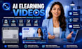 create online course video elearning course video with synthesia fliki hera ai