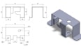 design sheet metal cad design for laser cutting, cnc bending in solidwork