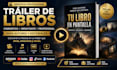 create a cinematic book video trailer for amazon KDP authors