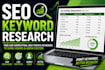 research profitable SEO keywords for your website