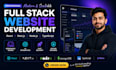 build custom full stack website and business web application