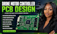 develop drone motor controller pcb with stm32 foc bldc and mosfet drivers