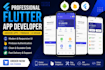 develop flutter android app with firebase