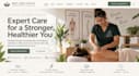 design squarespace massage therapy website phsiotherapy wellness clinic website