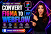 design, redesign, build webflow or framer website and convert figma to webflow