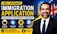 organize immigration application packages and documents checklist