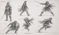 draw professional character turnaround and pose sheets