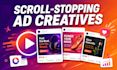 create sales converting video ads and 5 professional ad creatives