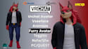 do realistic 3d furry model, vrchat avatar, nsfw vtuber model, animaze vrm