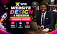 build wix website design and redesign wix website