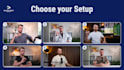 create a dynamic two camera german podcast ugc video