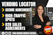 vending machine vending locator atm machine placement locator cold calling