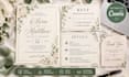 design an elegant editable canva wedding invitation template