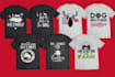 design custom merch t shirt graphics