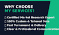 do a comprehensive market research