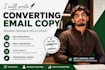 write persuasive email copy that converts