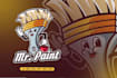 do modern paint brush logo design for contractors