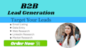 b2b lead generation with verified email lists