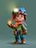 draw 2d game character or 2d game character illustration