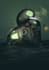 create atmospheric sci fi  and post apocalyptic environment concept art