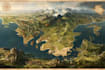 draw a fantasy map illustration