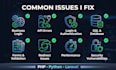 debug and fix your  PHP, laravel, react, ajax and django code