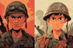 draw military character illustrations