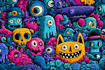 design custom 4k doodle art illustrations