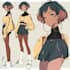 create a custom anime character reference sheet