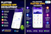 develop a professional flutter android app with firebase