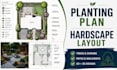 create professional planting plan and hardscape layout