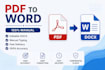manually convert PDF to editable word document