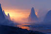create professional landscape digital art