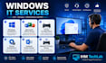 provide professional windows 10 and 11 IT support remotely
