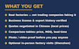 be your china sourcing agent and find verified suppliers