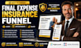build final expense insurance funnel using gohighlevel and clickfunnels