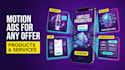 create a motion graphics ad for instagram and tiktok